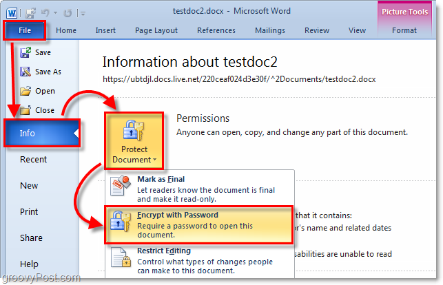 Microsoft Word Changes To Read Only File